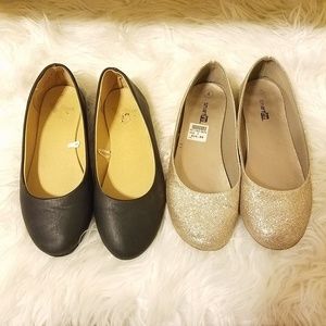 BOGO Girls ballet flats size 4